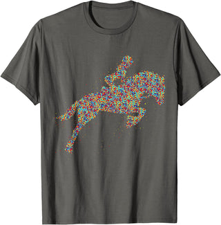 Cute Horse Owner Gifts Horses Girls Women Rider Horse T-Shirt - Asphalt Grey
