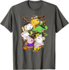 Peppa Pig Halloween Happy Costumes Group Shot T-Shirt - Asphalt Grey