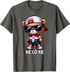 KLK Teddy bear que lo que Dominican flag shirt DIMELO KE LO KE Dominican Republic Flag Republica Dominicana T-Shirt - Asphalt Grey
