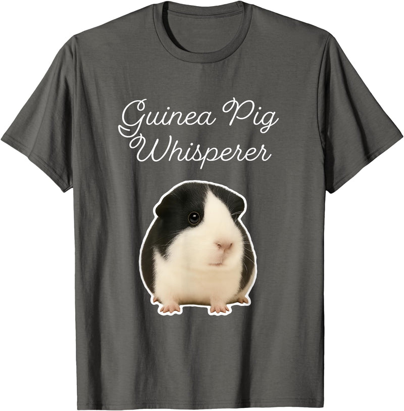 Miller Sye Guinea Pig Whisperer - American Guinea Pig T-Shirt - Asphalt Grey