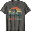 Beepa Bear Father's Day T-Shirt Vintage Beepa Bear Wildling Father's Day T-Shirt - Asphalt Grey