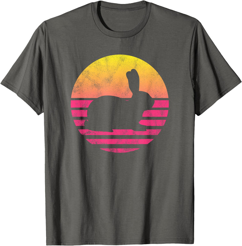 Classic Bunny Rabbit Gift T-Shirt in Asphalt Grey