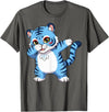 generic Funny Cartoon Korean Tiger for Youth Toddler Kids Boys Girls T-Shirt - Asphalt Grey