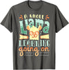 A Whole Llama Learning Going On Cute Teacher T-Shirt for Men Women - Asphalt Grey