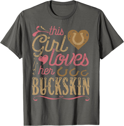Ronin Horse Shirts Buckskin Horse Shirt - Buckskin Lover Tshirt Gift Horse Tee T-Shirt