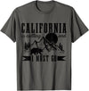California Is Calling And I Must Go! California is Calling & I Must Go Bear Mountains Vintage T-Shirt - Asphalt Grey