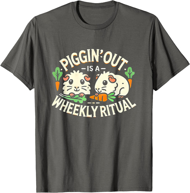 Funny Guinea Pig Gifts for Guinea Pig Lovers Funny Guinea Pig Guinea Pigs Guinea Pig Lover T-Shirt - Asphalt Grey