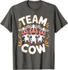Cow Design for Cow Lovers Team Cow Stuff | Cow Costume | Farm Product Products for Cow T-Shirt - Asphalt Grey