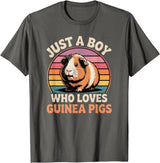 Guinea Pig Shirts & Gifts for Boys Boys Guinea Pig T-Shirt - Asphalt Grey