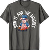 Funny Grill Pig Barbeque Pitmaster Designs for Men Risk It For The Brisket Funny Pig Grilling Barbecue Pork BBQ T-Shirt - Asphalt Grey