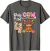 Holy Cow I'm 4 Highland Cow 4th Birthday Holy Cow I'm 4 Highland Cow Farming 4th Birthday 4 Years Old T-Shirt - Asphalt Grey