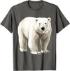 Polar bear for Men Women Design Polar Bear T-Shirt - Asphalt Grey