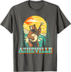 The Thrift Garage Asheville North Carolina Banjo Bear Vintage Nature T-Shirt - Asphalt Grey