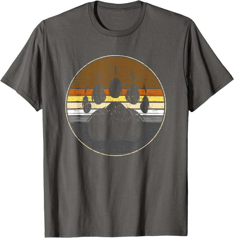Bear Gay Pride by Content Design Studio Bear Paw Colours Community Flag Gay Bear T-Shirt - Asphalt Grey