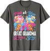 Bears Pink Or Blue Gender Reveal Bears Pink Or Blue Great Grandma Loves You Gender Reveal T-Shirt - Asphalt Grey
