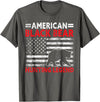 Funny Black Bear Hunting Gear Gifts For Men Hunter American Black Bear Hunting Legend USA Black Bear Hunting T-Shirt - Asphalt Grey