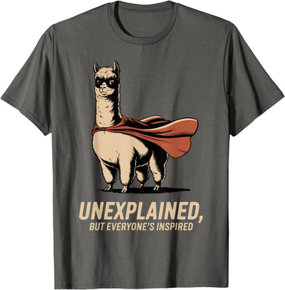 Vintage Llama Adventures | Funny Animal Gifts Superhero Llama Alpaca Lover Retro 80s 90s Vintage Men Women T-Shirt