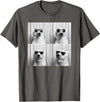 Arctic Polar Bear Face Photography Men Women Kids Cool Polar Bear With Sunglasses Funny Zoo Animal Selfie T-Shirt - Asphalt Grey