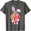 Coral Reef Sea Ocean Easter Rabbit Eggs Bunny Ears T-Shirt in Asphalt Grey
