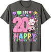Cow Birthday Shirts By SSA.Co Farm Animal Cow Birthday Shirt | Girls 20th Birthday Cow T-Shirt - Asphalt Grey
