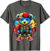 Magical Hip Hop Music lover Gifts Hip Hop Teddy Bear Cool T-Shirt - Asphalt Grey