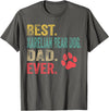 Best Karelian Bear Dog Dad ever Vintage Dog Best Karelian Bear Dog Dad ever Vintage Father Dog Lover Men T-Shirt - Asphalt Grey