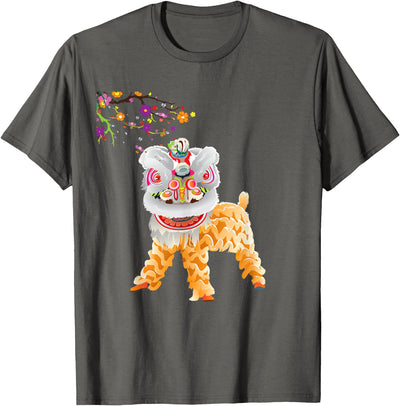 Beautiful Chinese Lion Dance Outfit Costume Gift T-Shirt