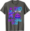 Llama Pinata Birthday Family Bday Party Decoration Daddy of Birthday Boy Llama Pinata Party Family Matching T-Shirt - Asphalt Grey