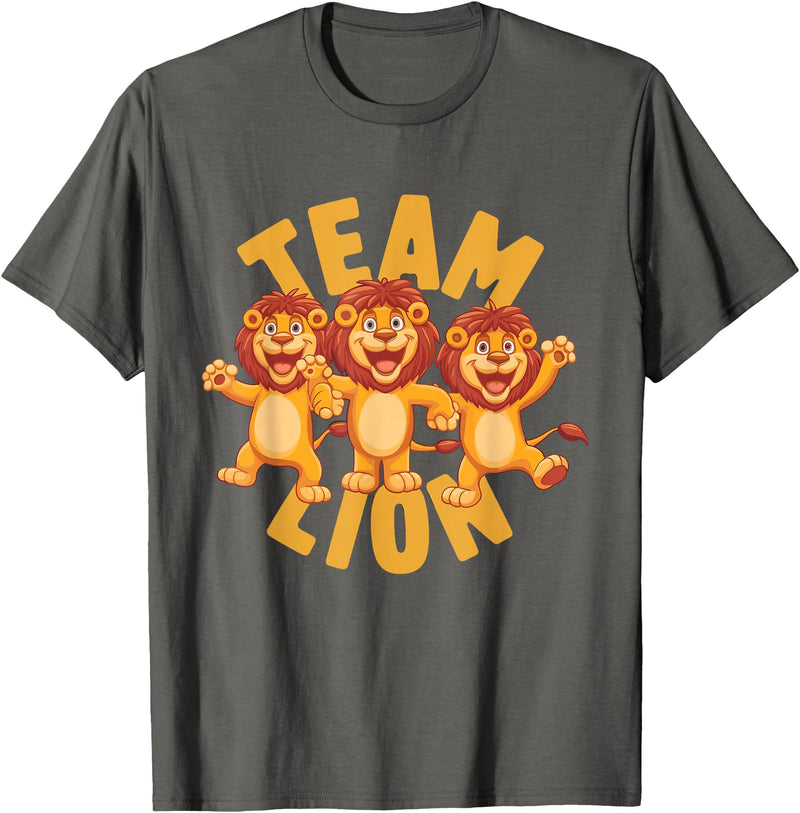 Lion Design for Lion Lovers Team Lion Stuff | Lion Costume | Products for Lion T-Shirt - Asphalt Grey