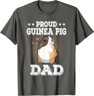 Proud Guinea Pig Dad Funny Fathers Day Gift T-Shirt