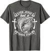 Spiritual Angler's Humor Connection Even Jesus Had A Fishing Story T-Shirt - Asphalt Grey