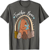 Thank You Teacher Appreciation Gifts Teacher Bear Reading Appreciation Teacher Graphic T-Shirt - Asphalt Grey