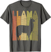Alpaca Llama Vintage Llama Farming Designs. Llama Vintage Alpaca Llama Lover Retro Alpaca Farmer T-Shirt - Asphalt Grey