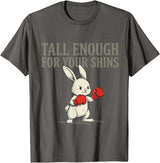 Cute Bunny Joke T-Shirt in Asphalt Grey