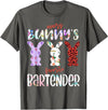 Every Bunny’s Favorite Bartender Easter Rabbit T-Shirt in Asphalt Grey