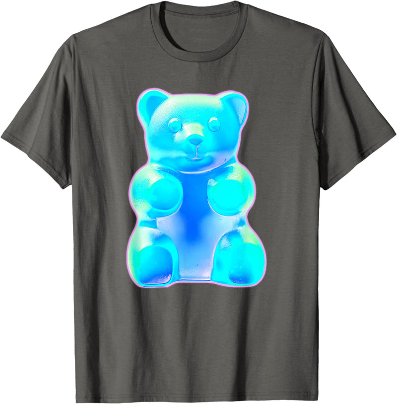 Urban Empyre Blue Gummy Bear T-Shirt - Asphalt Grey