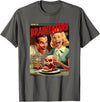 Last Gasp Graphics Brain Eaters 1950s horror comic cover T-Shirt - Asphalt Grey