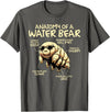 Tardigrade Water Bear Co Anatomy Of A Water Bear Funny Tardigrade T-Shirt - Asphalt Grey