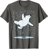 Fun Polar Bear Lover Humor Bear Dancer Stylish Tee Funny Polar Bear Pole Dancing Animal Cute Cool Wordplay Snow T-Shirt - Asphalt Grey