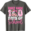 Holy Cow 100 Days of School Teachers Students Girls Women T-Shirt - Asphalt Grey