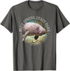 Blue Spring State Park Sea Cow Florida Blue Spring State Park Orange City Florida Manatee Sea Cow T-Shirt - Asphalt Grey