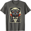 Haunted Spooky Halloween Gifts Halloween Vampire Pug Pugs T-Shirt - Asphalt Grey