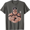Bobo Bear - Leather Daddy - Full Colour Version T-Shirt - Asphalt Grey