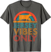 Funny Jersey Gift for Men & Women Cow Vibes Only - Cow Breeder Jersey Cattle Farmer T-Shirt - Asphalt Grey