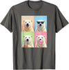 polar bears polar bear Shop Polar Bears Funny Polar Bear T-Shirt - Asphalt Grey