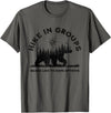 Hiking Bear Apparel Hike in Groups Bears Like to Have Options Funny Camping T-Shirt - Asphalt Grey