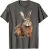 Flemish Giant Rabbit T-Shirt in Asphalt Grey