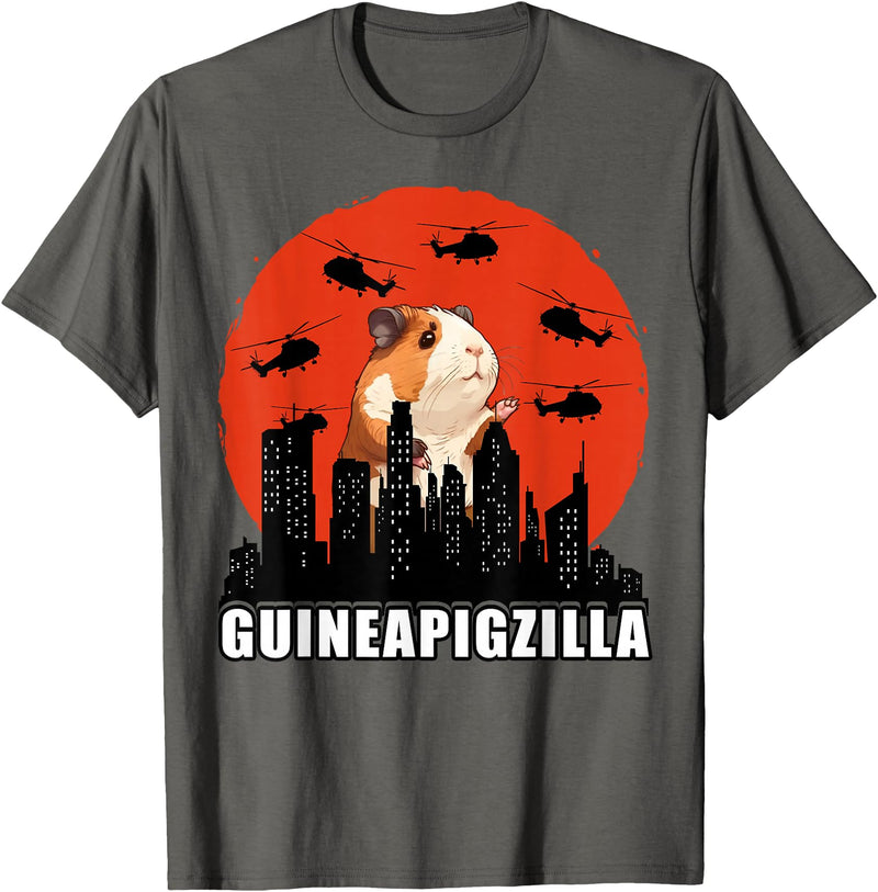 Guinea Pig Lovers Guinea Pig Tees Guinea Pig Shirt Furry Potato Vintage Guinea Pig Funny T-Shirt - Asphalt Grey