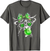 Funny St Patrick’s Day Shamrock Irish Cow Lover Coquette Highland Cow St Patrick’s Day Lucky Irish Cow Lover T-Shirt -