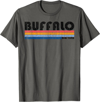 Verse Vintage 1980s Buffalo Ny City Pride Souvenir Hometown T-Shirt